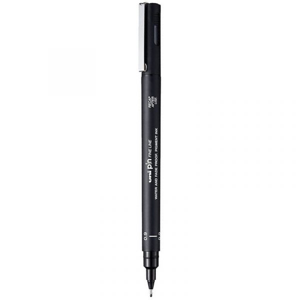 Cienkopis kreślarski Uni Pin-200 0.9mm czarny